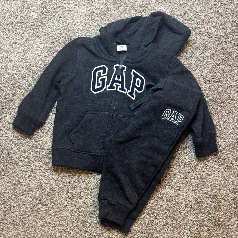 GAP Baby Boy Jacket and Jogger Set